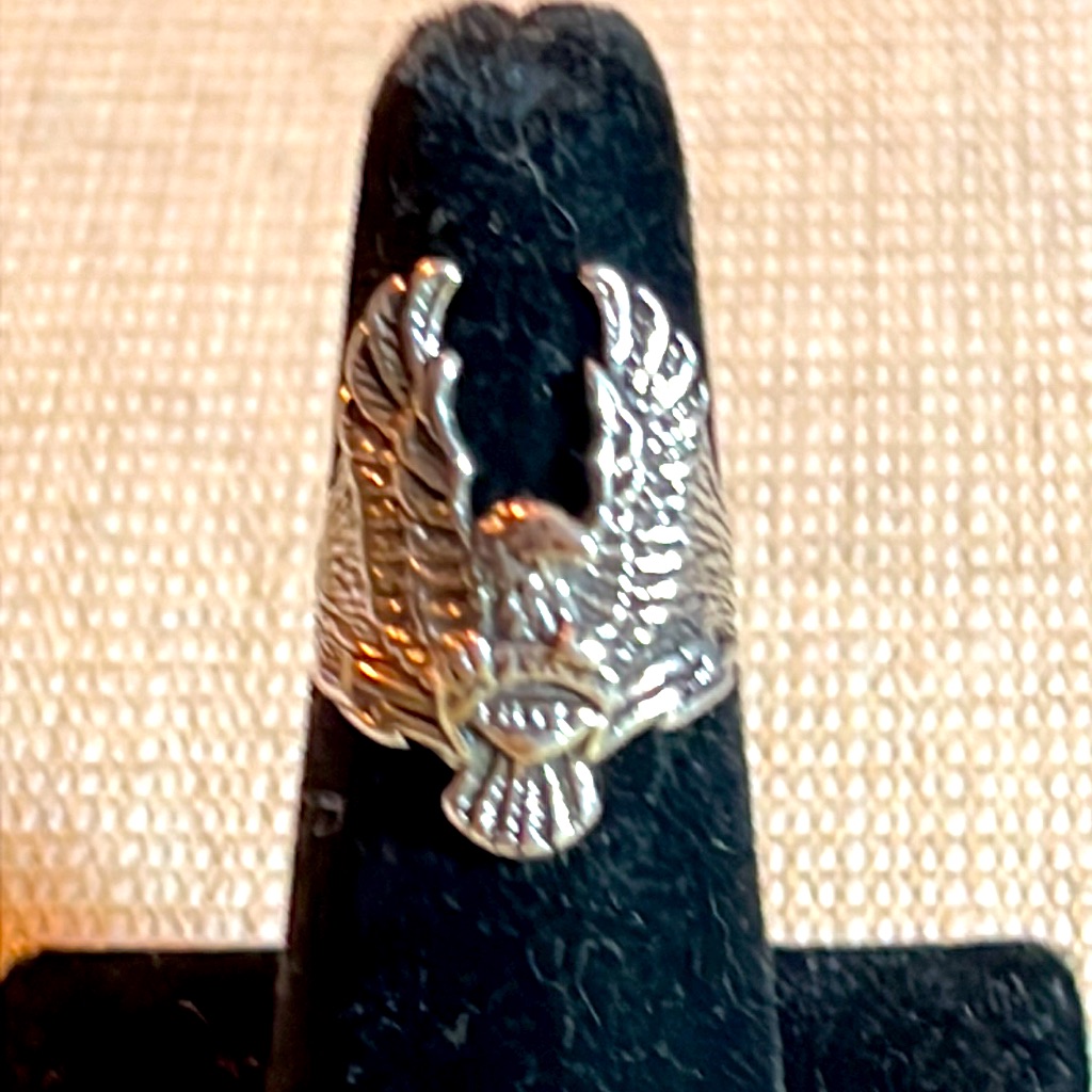 Sterling Silver Eagle Ring